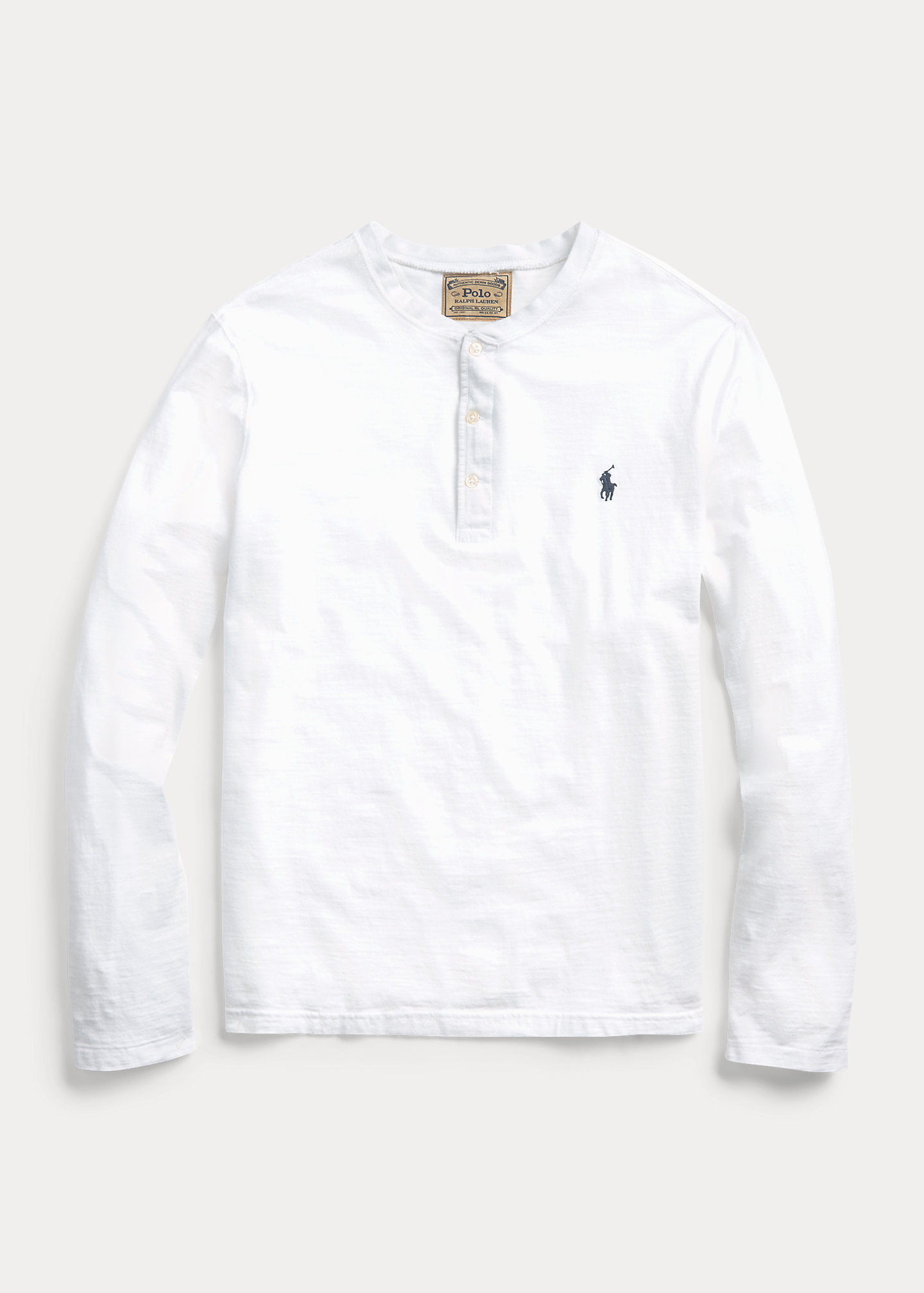 Slub Jersey Henley Shirt