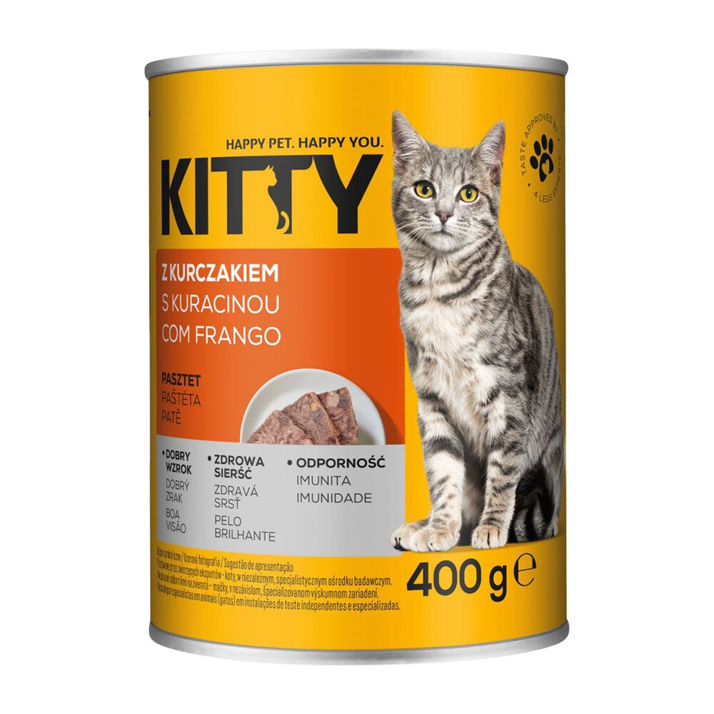 KITTY Mokra karma dla kotów Kitty, pasztet, mix smaków, 20 x 400 g