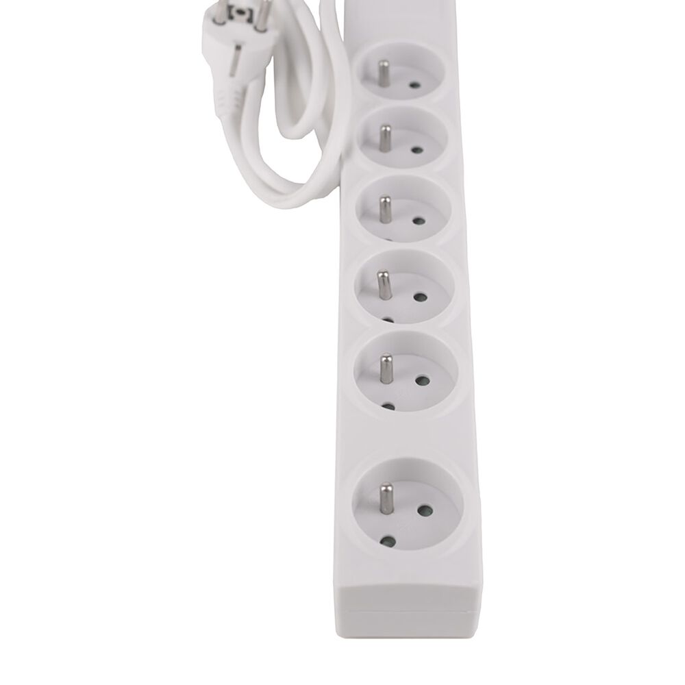 HYKKER Listwa zasilająca z wyłącznikiem Hykker, 6 gniazd, USB-A, USB-C