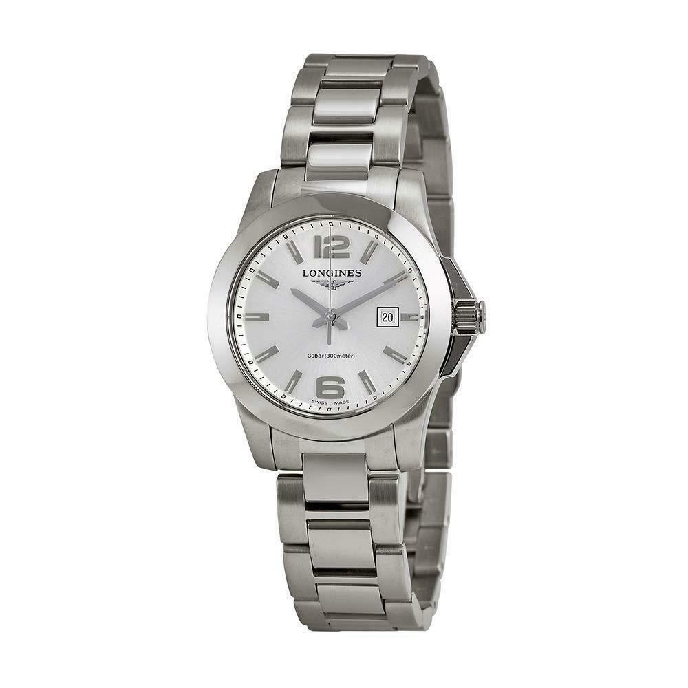 [2026 Mirror Grade]Longines Women's L32774766 Conquest Stainless Steel Watch