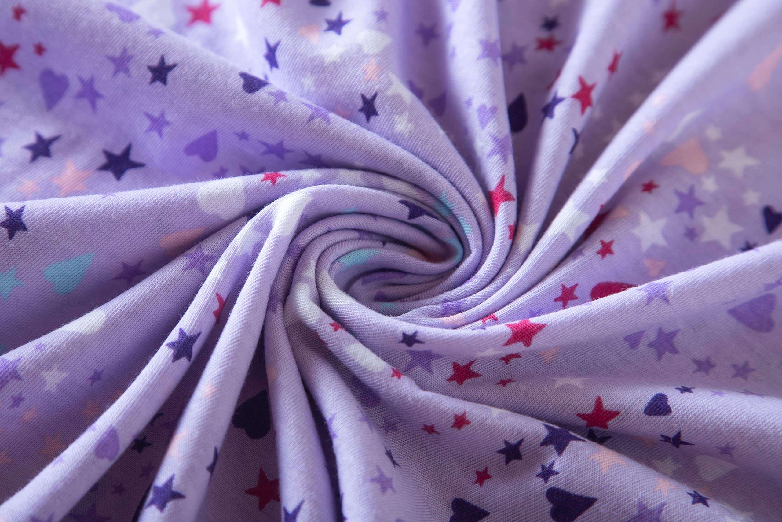 3 Pack Women's Cotton Nightgown Sleepwear Short Sleeves Nightshirt Fun Print Sleepdress Loose Comfy Sleepshirts Cup+Purple+Dragonfly-XL