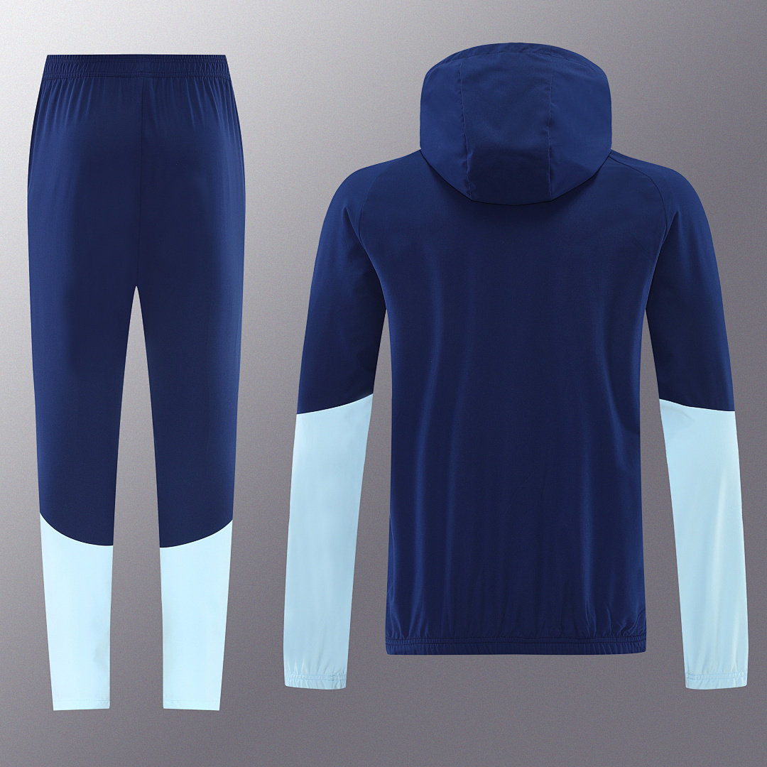 World Cup 2026 Argentina Windbreaker Jacket With Pants Blue