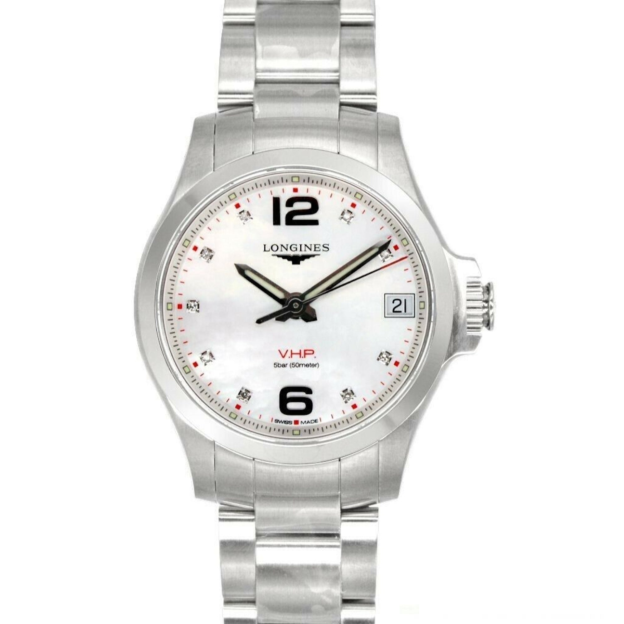 [2026 Mirror Grade]Longines Men's L3.316.4.87.6 Conquest Stainless Steel Watch