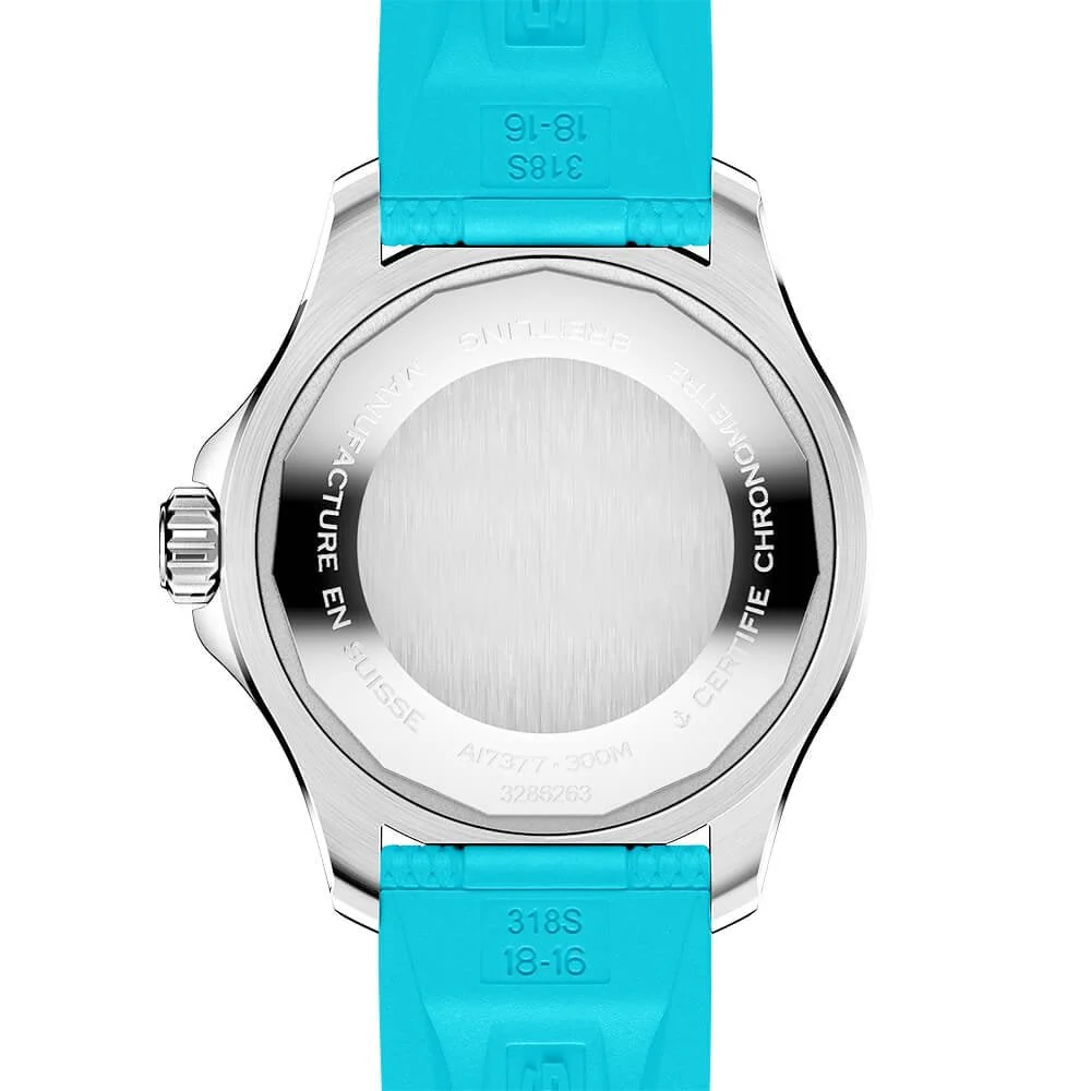 [2026 Mirror Grade]BREITLINGSuperocean 36mm Turquoise Dial Ladies Automatic Strap Watch