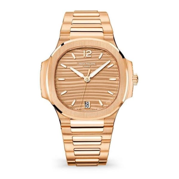 [2026 Mirror Grade]Patek Philippe Nautilus Rose Gold 7118-1R-010 with Golden Brown Opaline dial