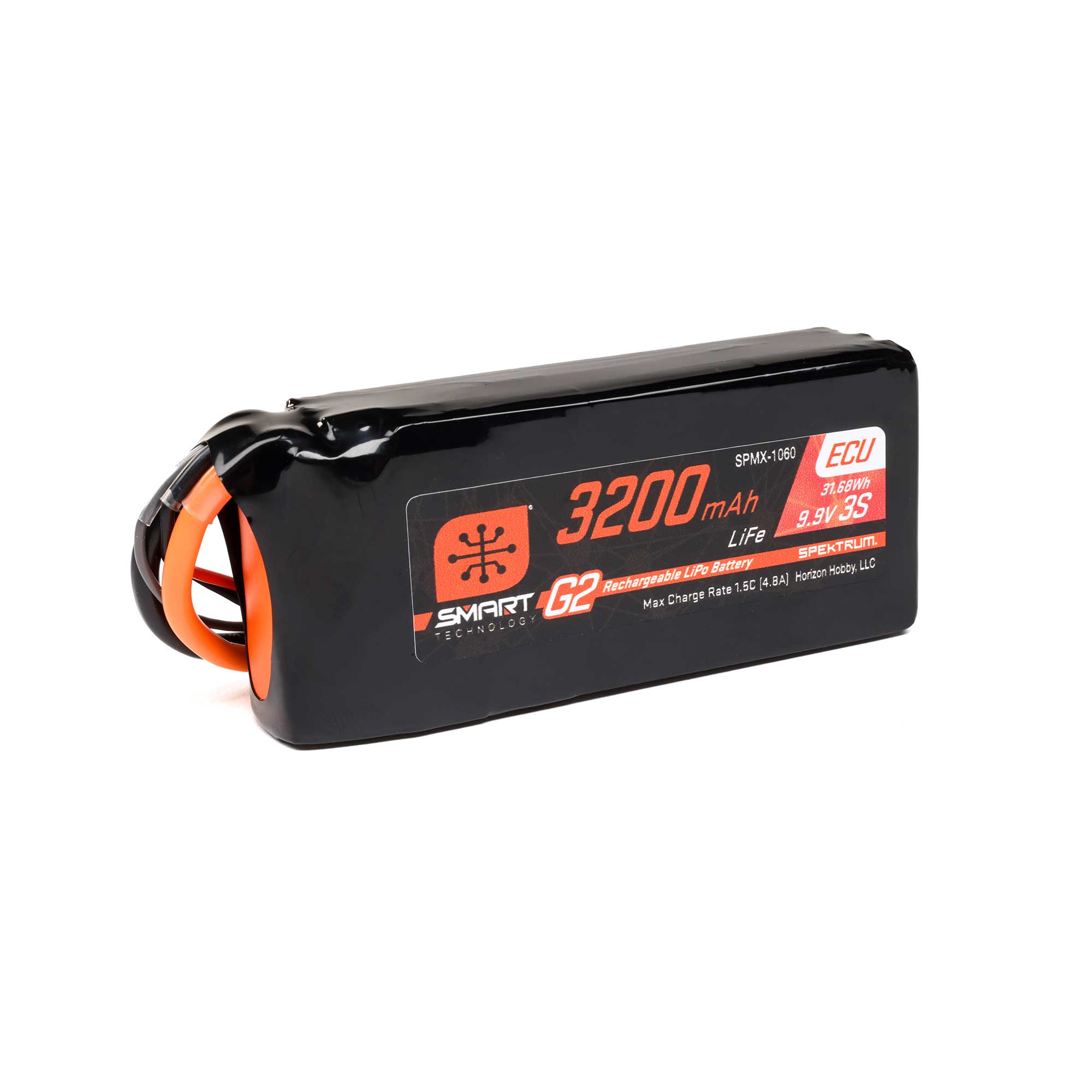 9.9V 3200mAh 3S 10C Smart G2 ECU LiFe Battery: IC3