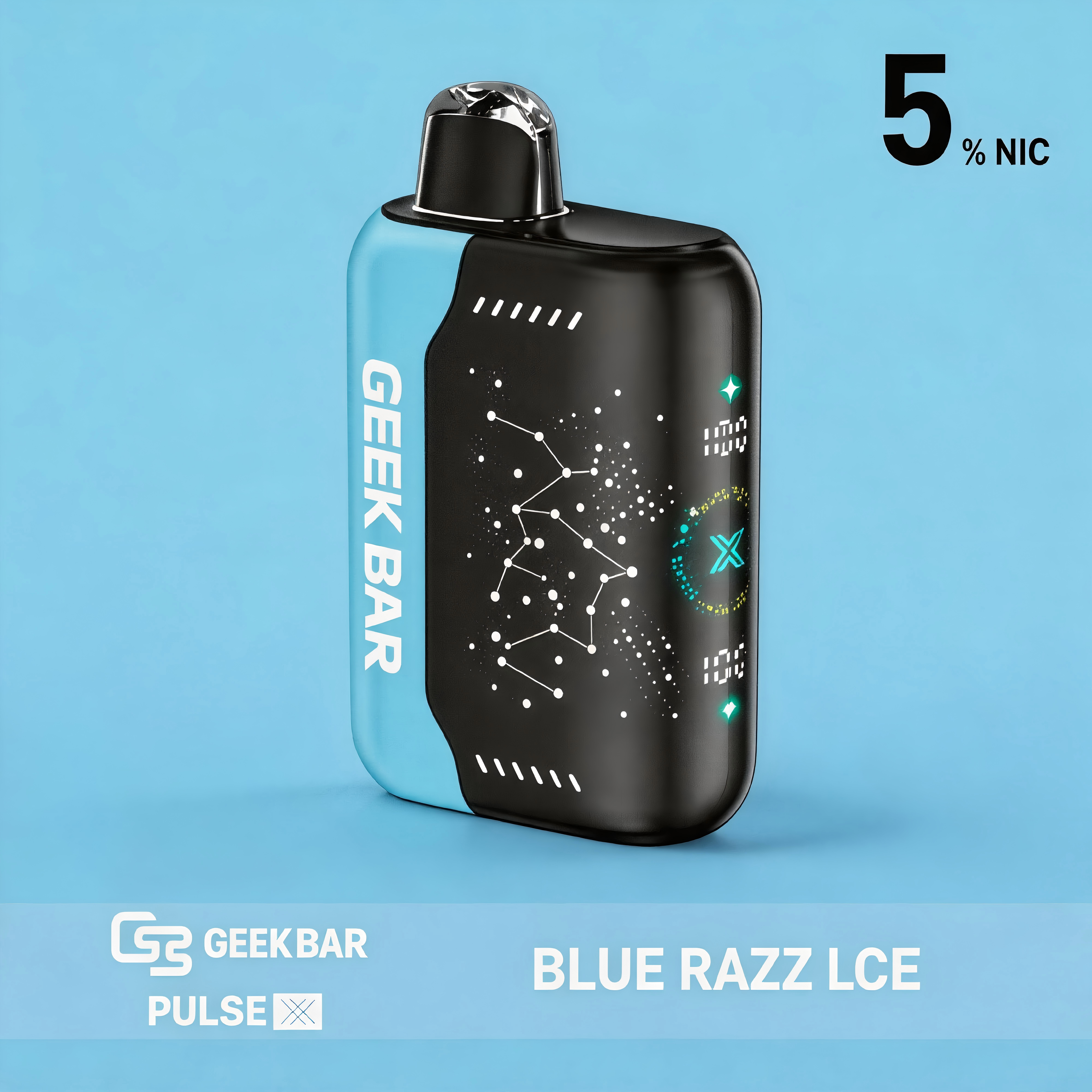 Blue Razz lce Geek Bar Pulse X (Standard Version)