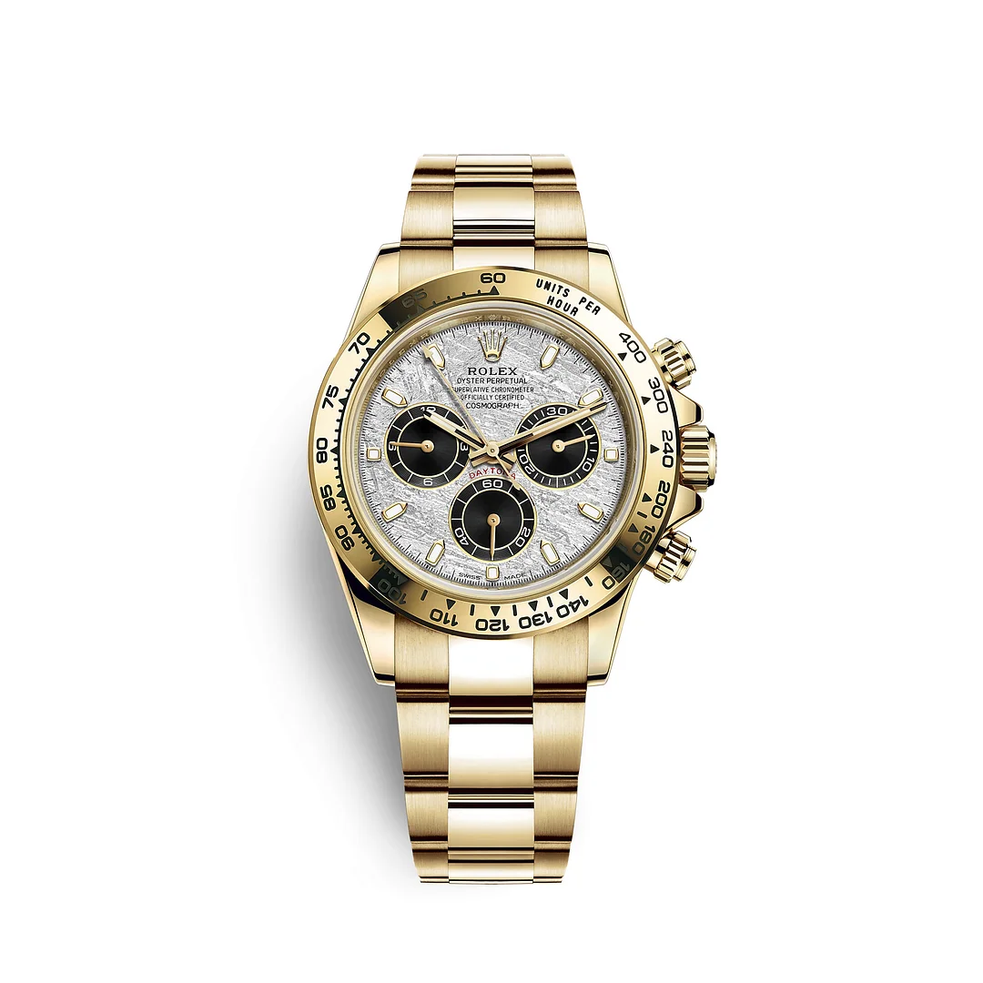 [2026 Mirror Grade]Rolex Daytona 40mm 116508 Yellow Gold Meteorite Dia!