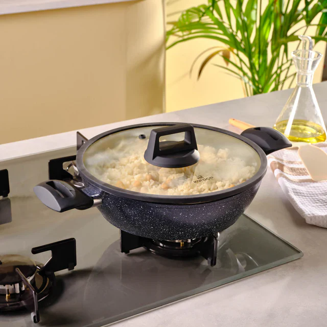 Faitout Peu Profond Karaca Aqua Granite 30 cm