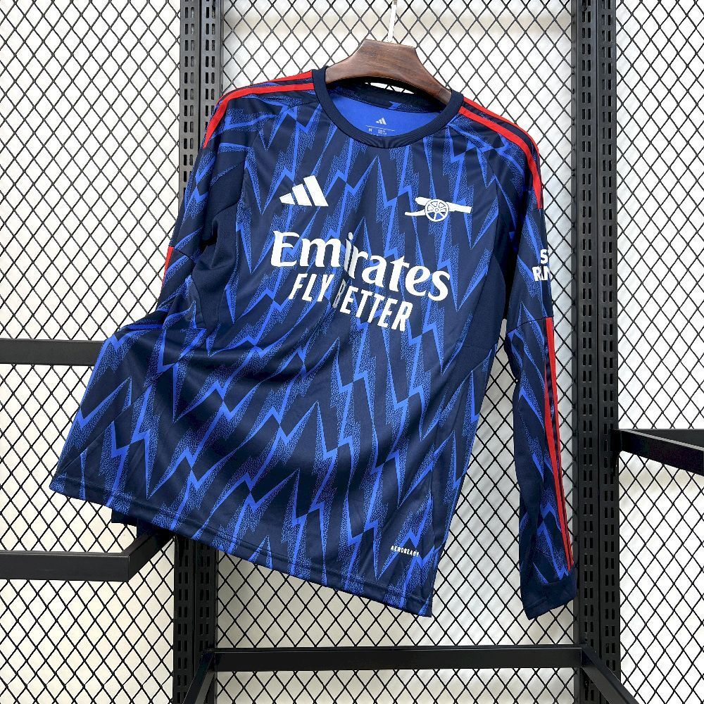 Arsenal Soccer Jersey Away Long Sleeve Custom Shirt 2025/26