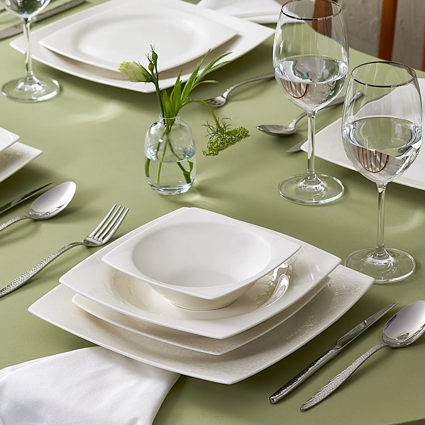 Service de table Karaca New Flava pour 6 personnes, 24 pièces, porcelaine