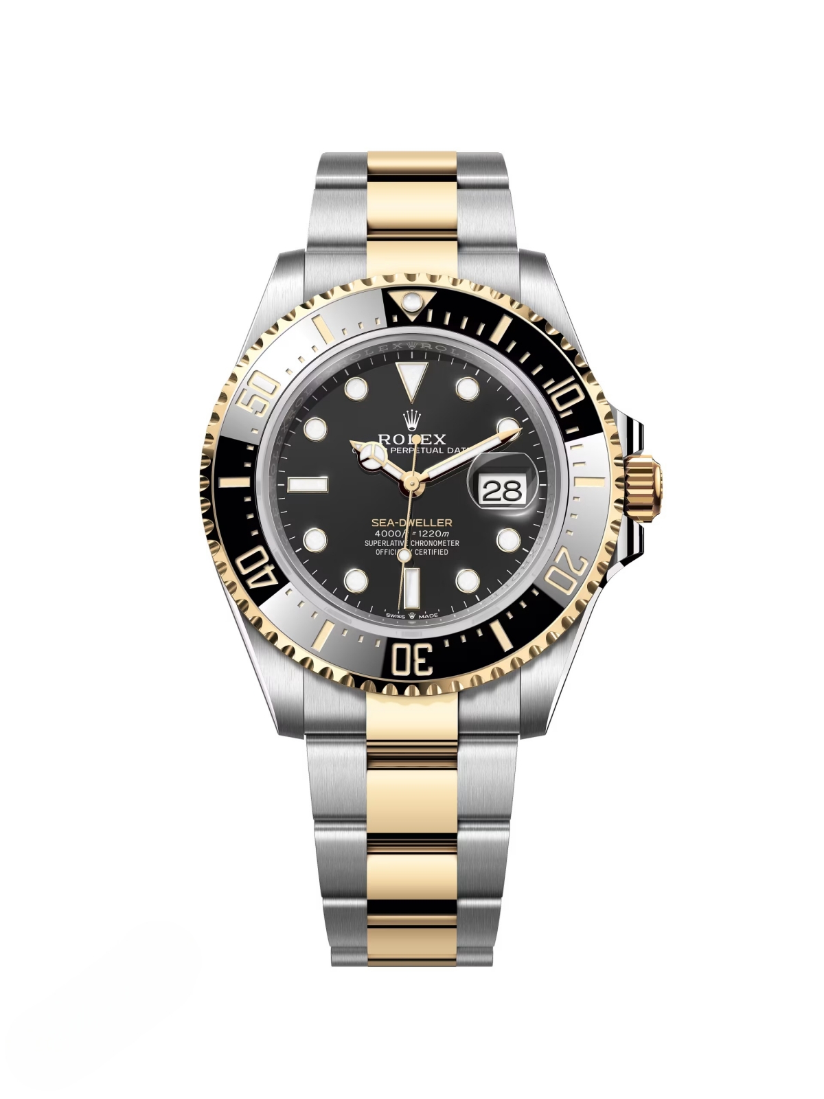 [2026 Mirror Grade]Rolex Sea-Dweller 126603 Solid Gold & Oystersteel Black Dial Men’s Watch