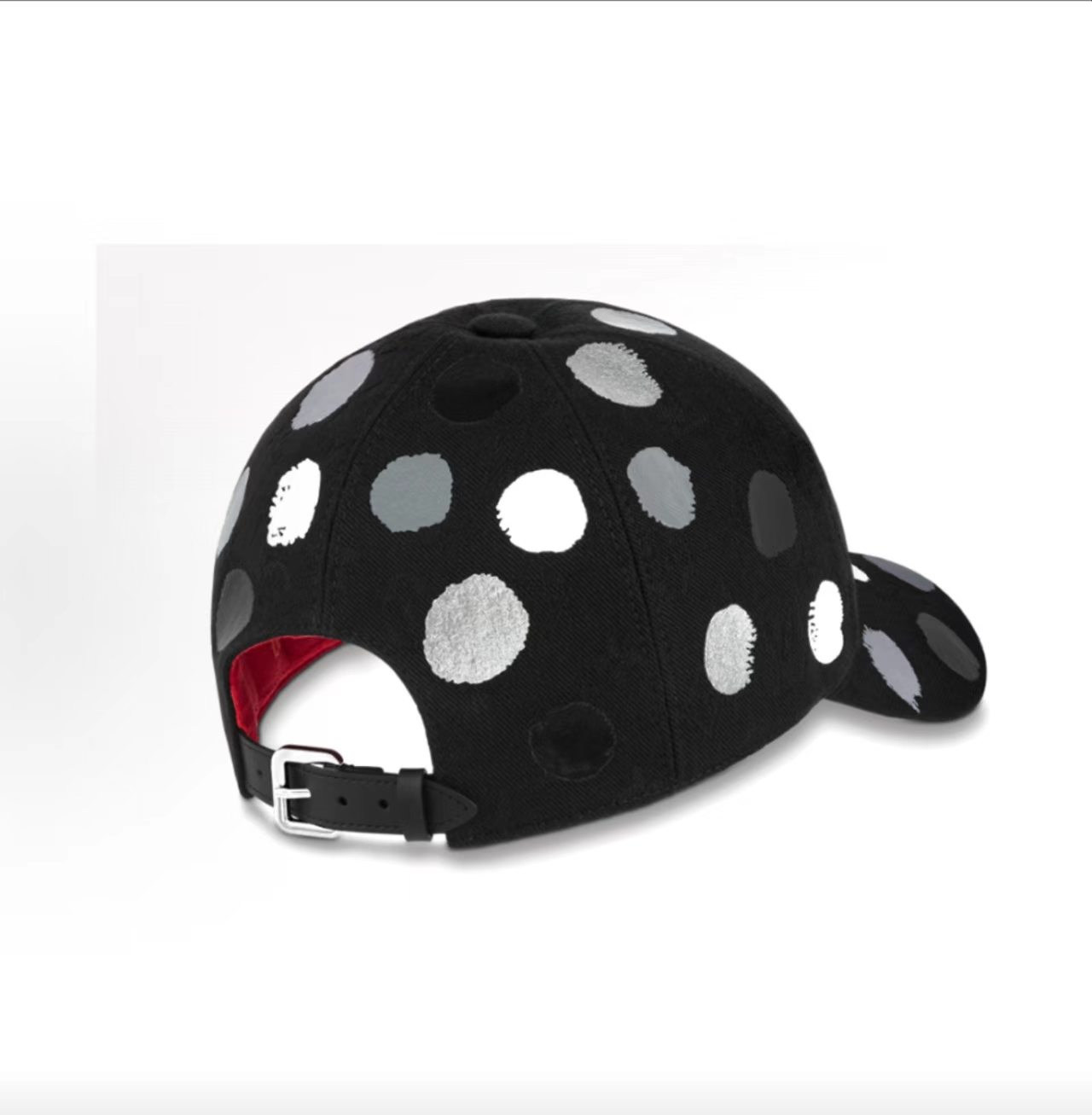Louis Vuitton Yayoi Kusama Silver Polka Dot Monogram Baseball Cap