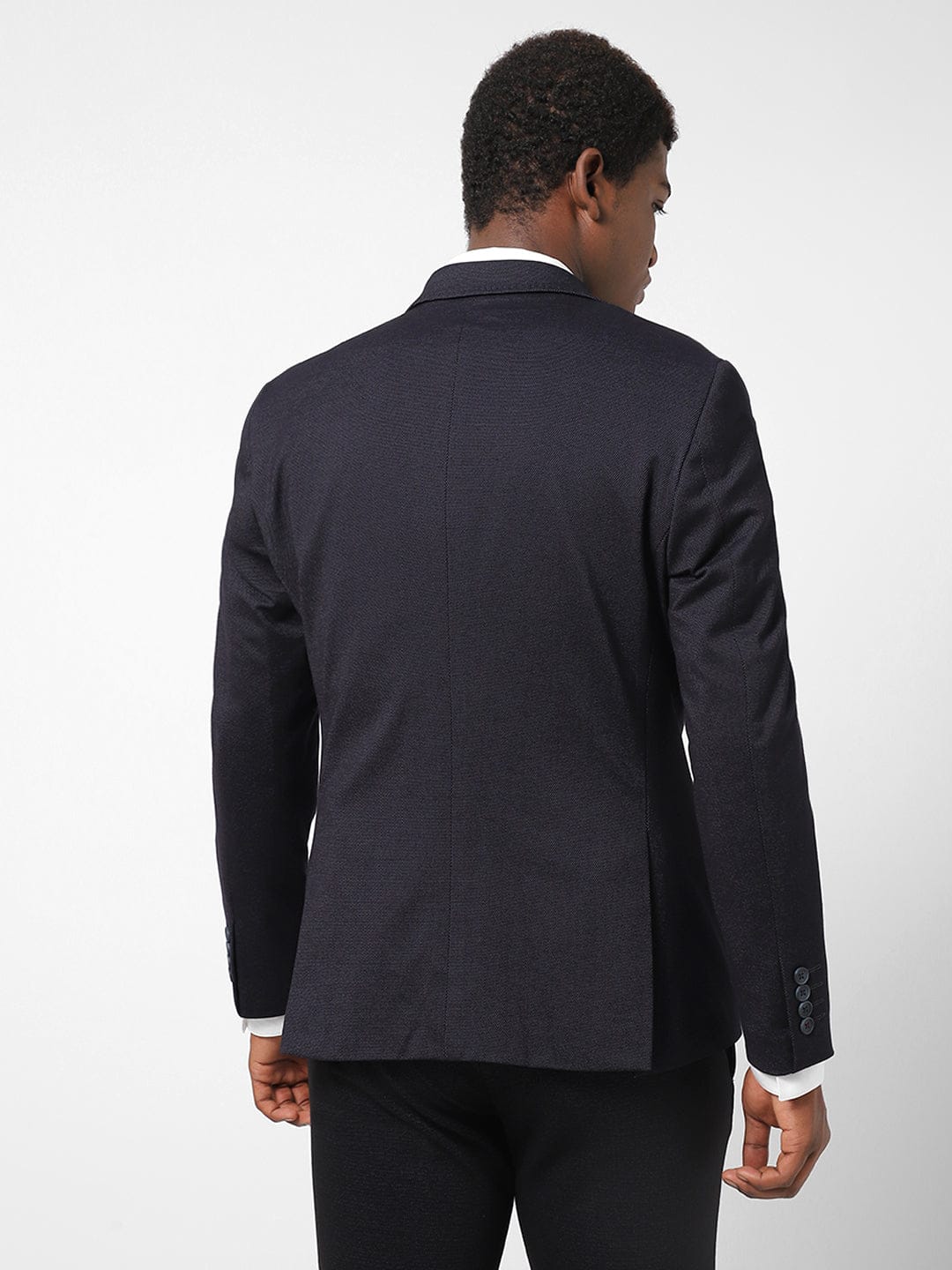 Men's Black Blazer TCJ46452