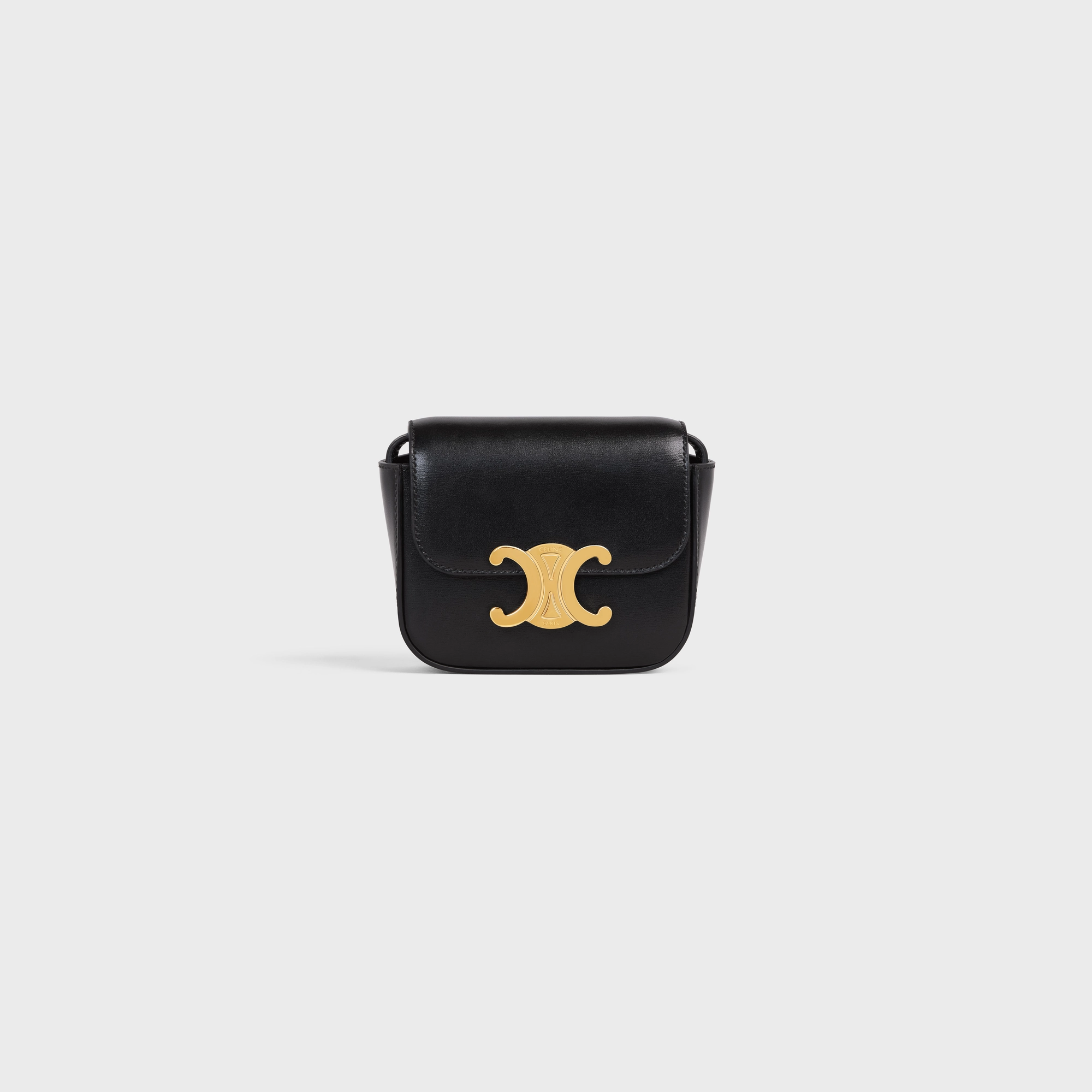 MINI CLAUDE in Shiny calfskin
