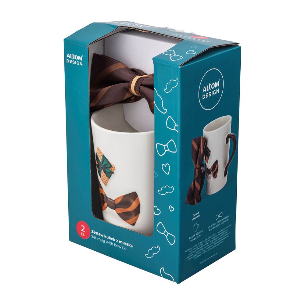 ALTOM DESIGN Zestaw kubek z muchą Altom Design, 430 ml