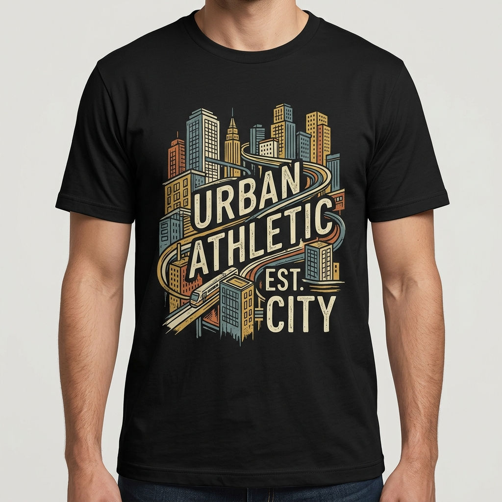 City Varsity Tee, Vintage Athletic Graphic T-Shirt, Unisex Streetwear Shirt CityTee2