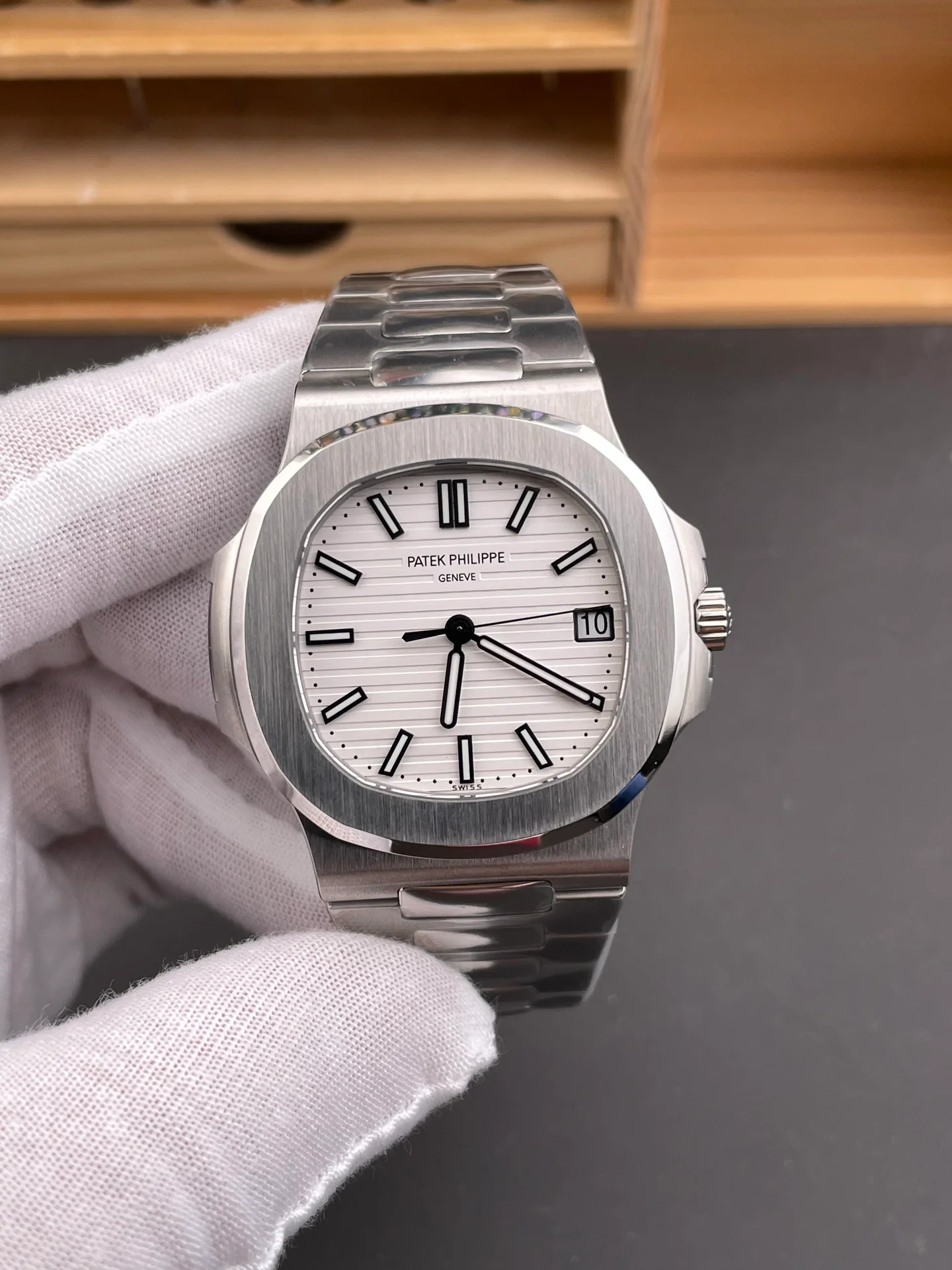 Nautilus 5711 White Dial