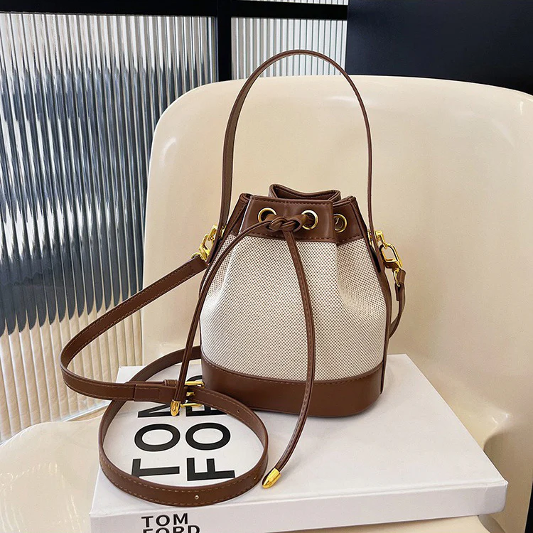 Chloe Canvas Bucket Bag