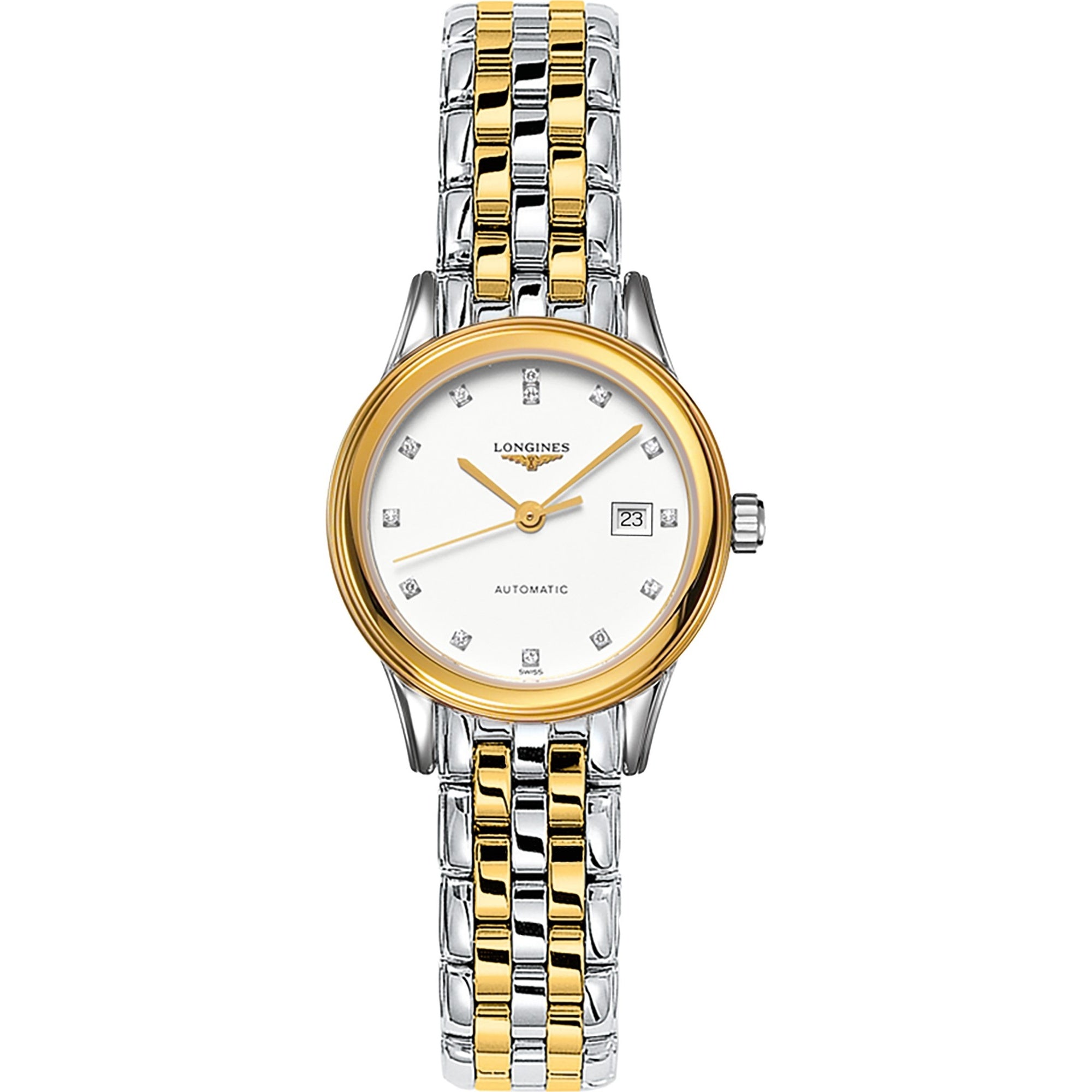 [2026 Mirror Grade]Longines Women's L4.374.3.27.7 Flagship Two-Tone Stainless Steel Watch