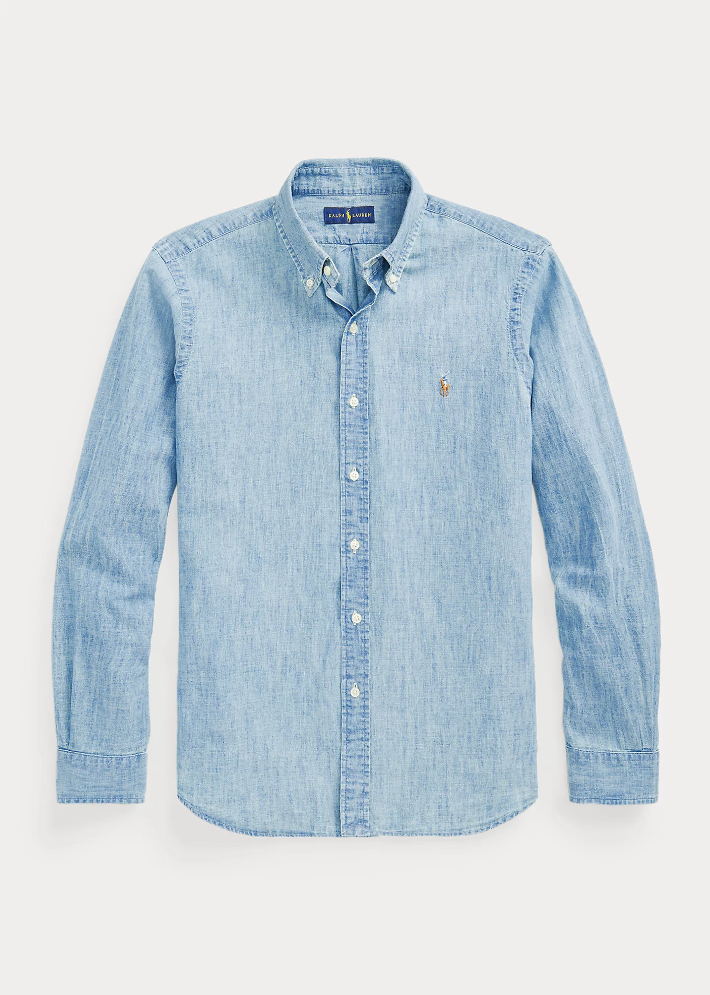 Classic Fit Indigo Chambray Shirt