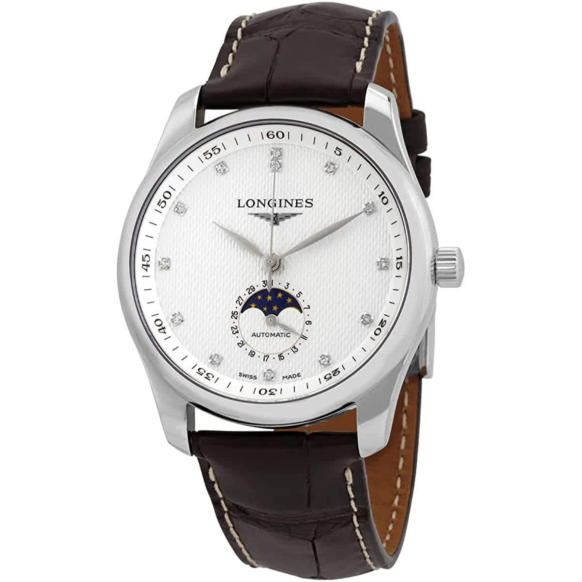 [2026 Mirror Grade]Longines Men's L2.909.4.77.3 Master Collection Brown Leather Watch