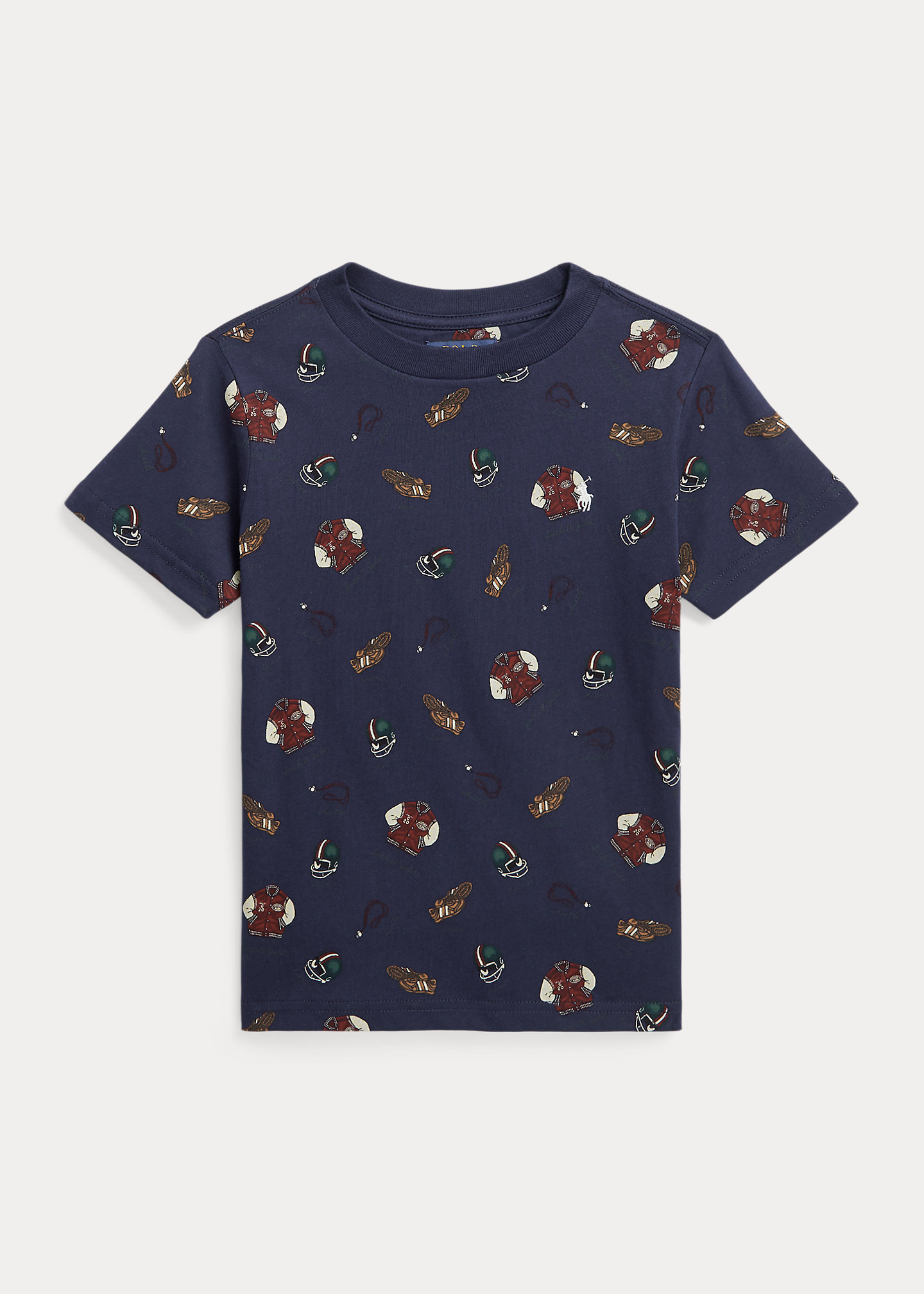Varsity Inspired–Print Cotton Tee