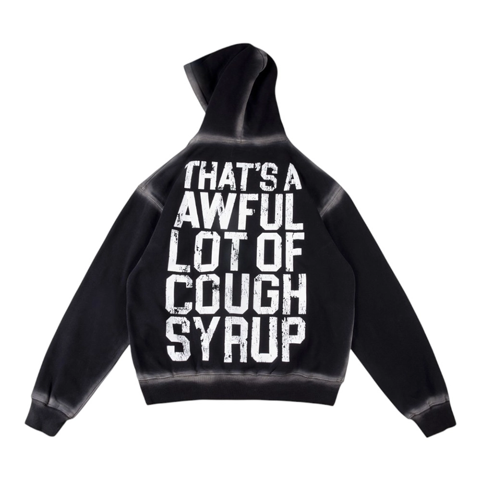 That's An Awful Lot Of Cough Syrup Logo Hoodie