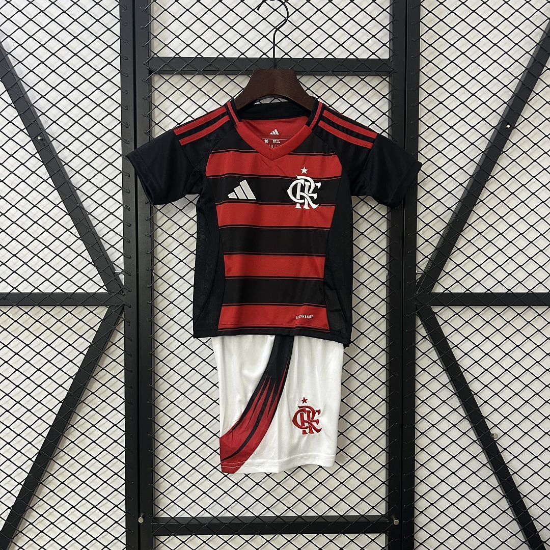 Flamengo Soccer Jersey Home Kids Kit Jersey+Shorts 2025