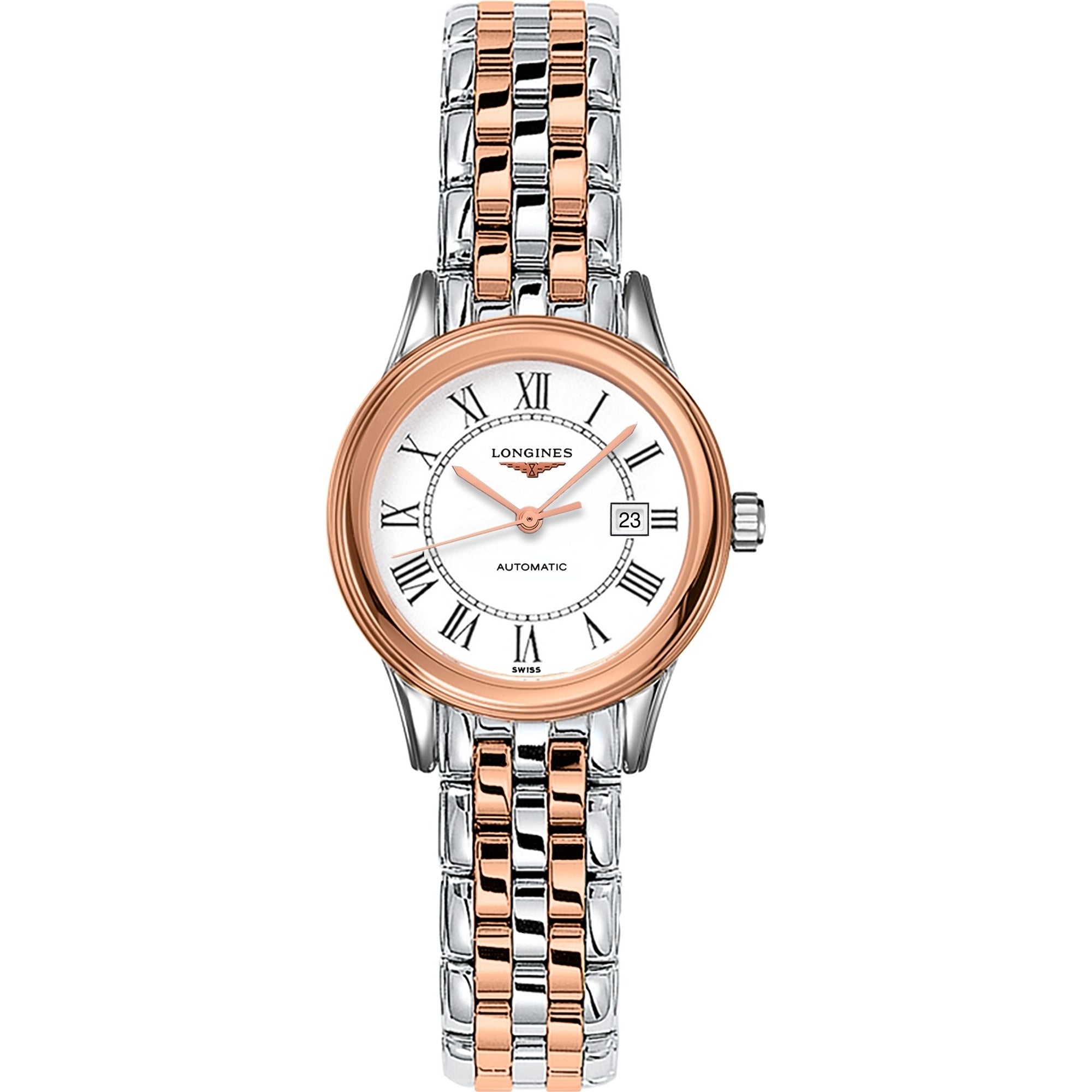 [2026 Mirror Grade]Longines Women's L4.374.3.91.7 Flagship Two-Tone Stainless Steel Watch