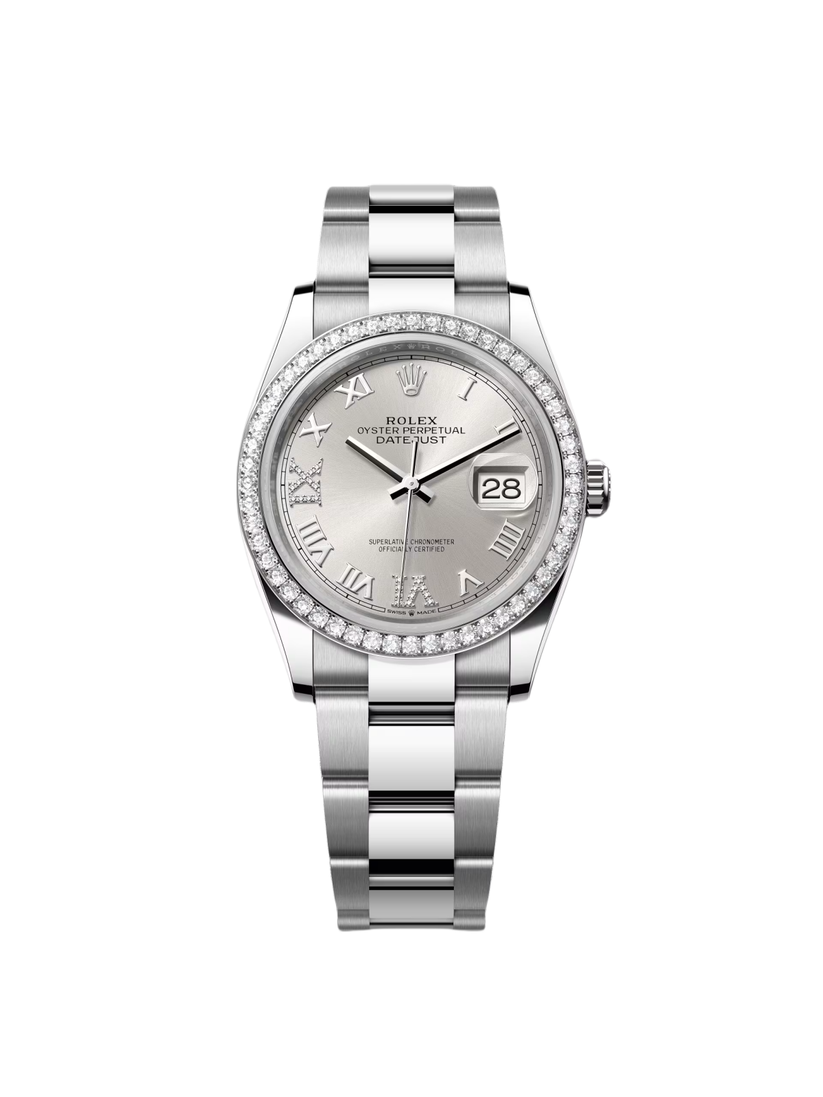 [2026 Mirror Grade]RLX  Datejust 36mm 126284 Silver Dial Jubilee Bracelet