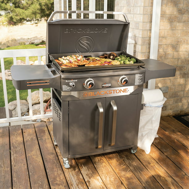 Blackstone ProSeries 2 Burner 28" Outdoor Cabinet Griddle with Hood