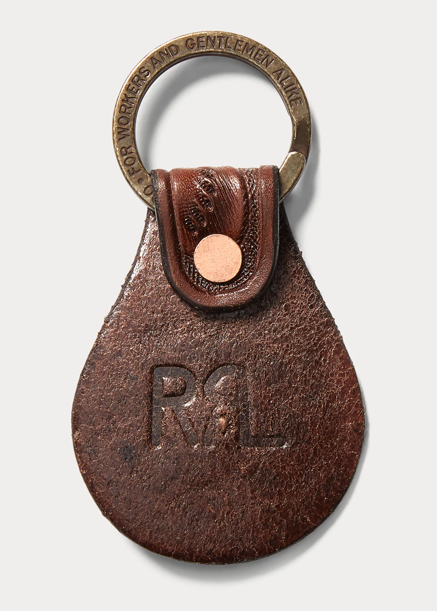 Tooled Leather Key Fob