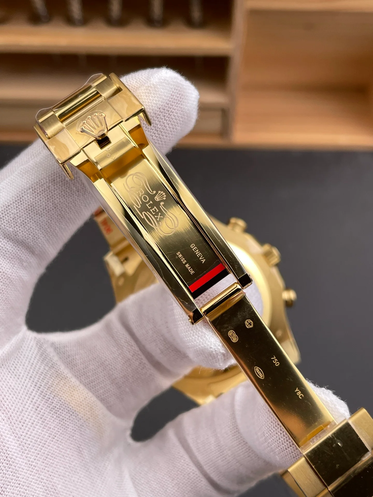 Full Gold Yacht-Master White Dial
