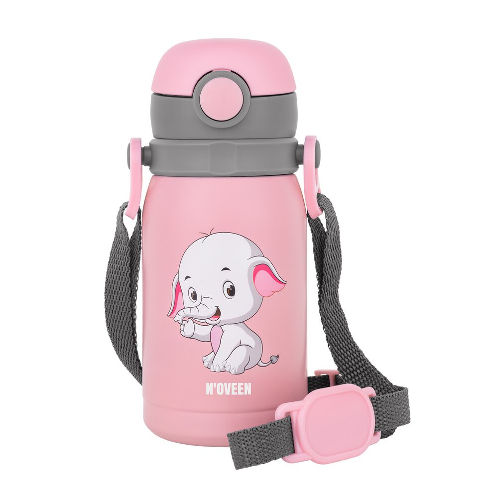 NOVEEN Bidon NOVEEN TB566 Pink Solid 300 ml, różowy