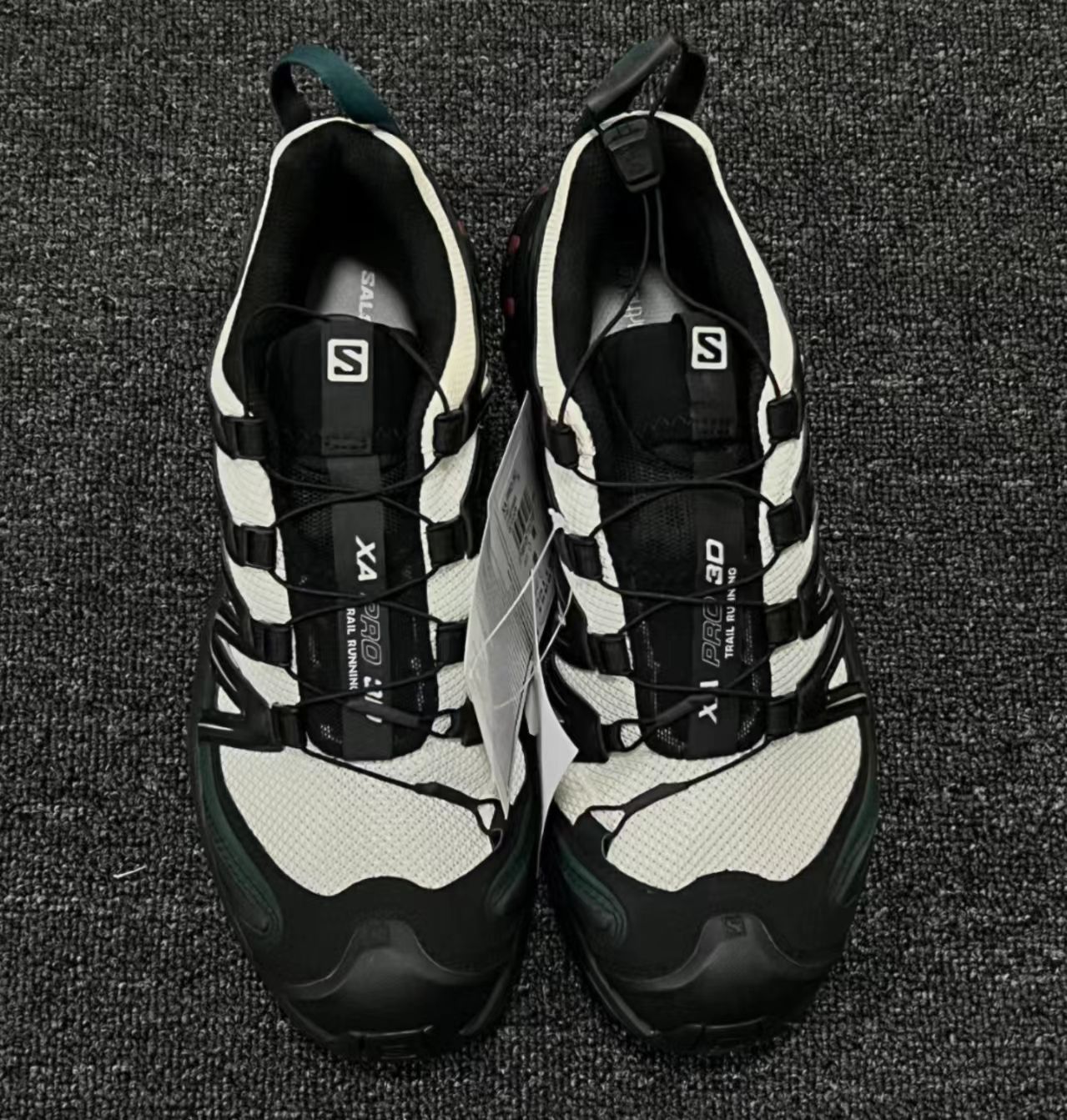 Salomon XA Pro 3D White Green Black Mesh Hiking Shoes