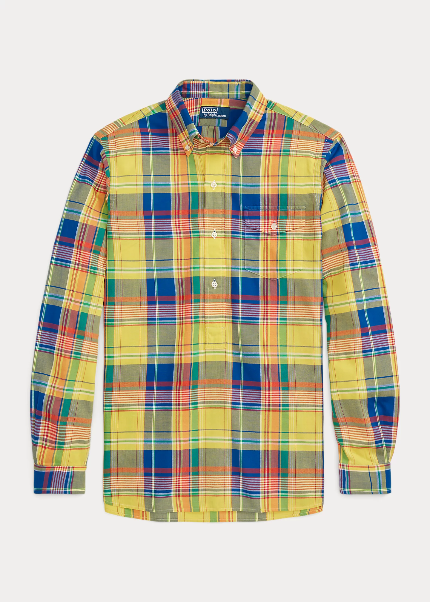 Classic Fit Madras Popover Shirt