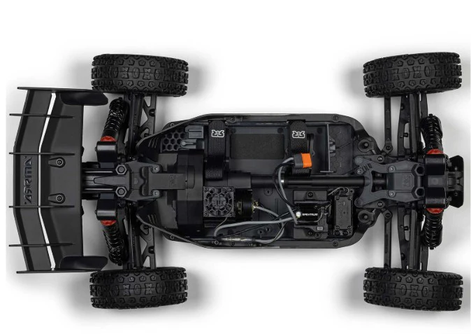 Arrma 1/8 TYPHON 4X4 RTR Brushed Buggy, Red