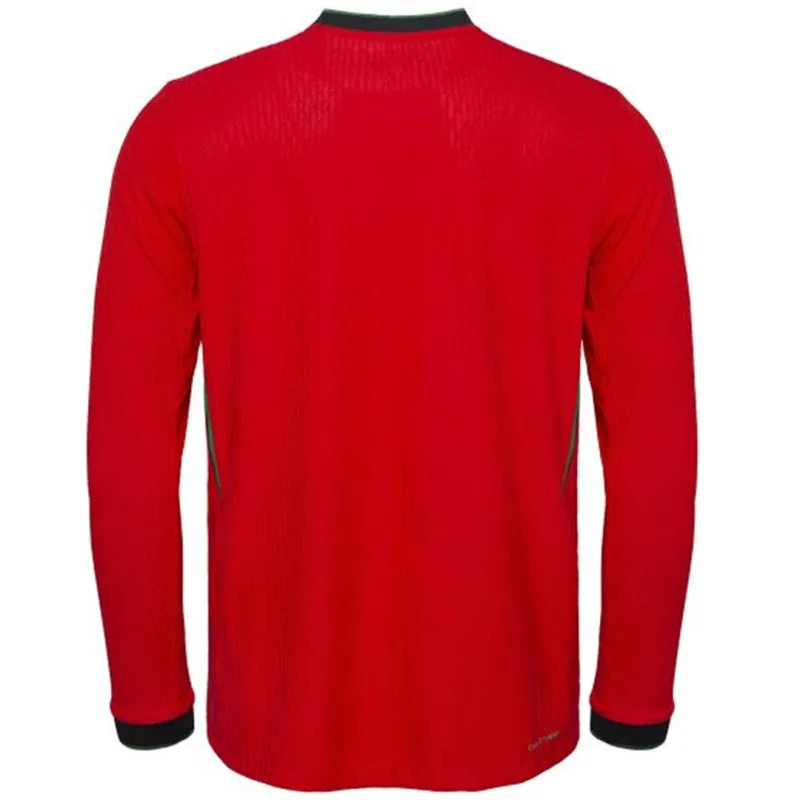 2024 Portugal Home Long Sleeve Jersey Euro