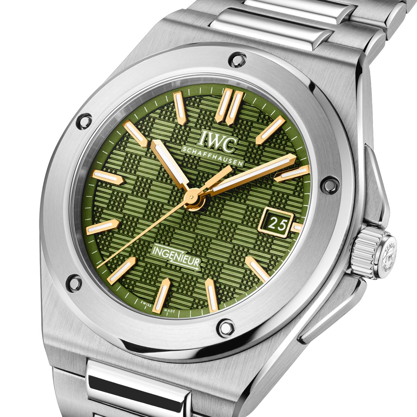[2026 Mirror Grade]IWC Ingenieur Automatic 40mm Mens Watch Green IW328908
