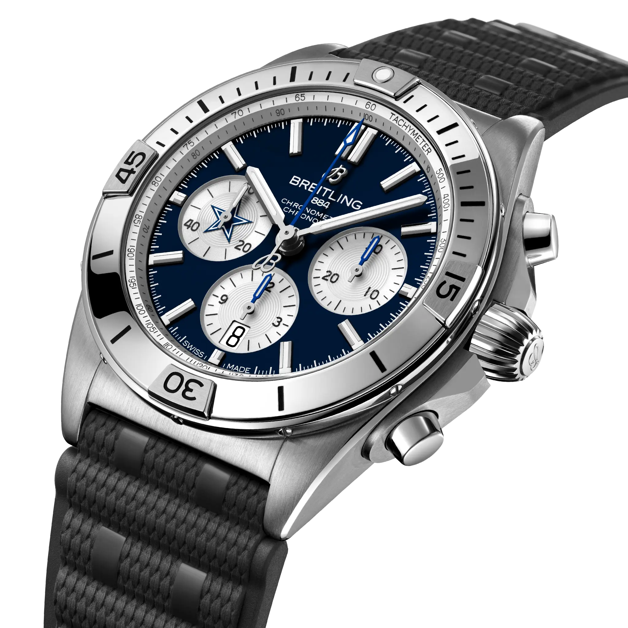 [2026 Mirror Grade]Breitling Chronomat B01 42 NFL Dallas Cowboys Edition AB01342B1C1S1