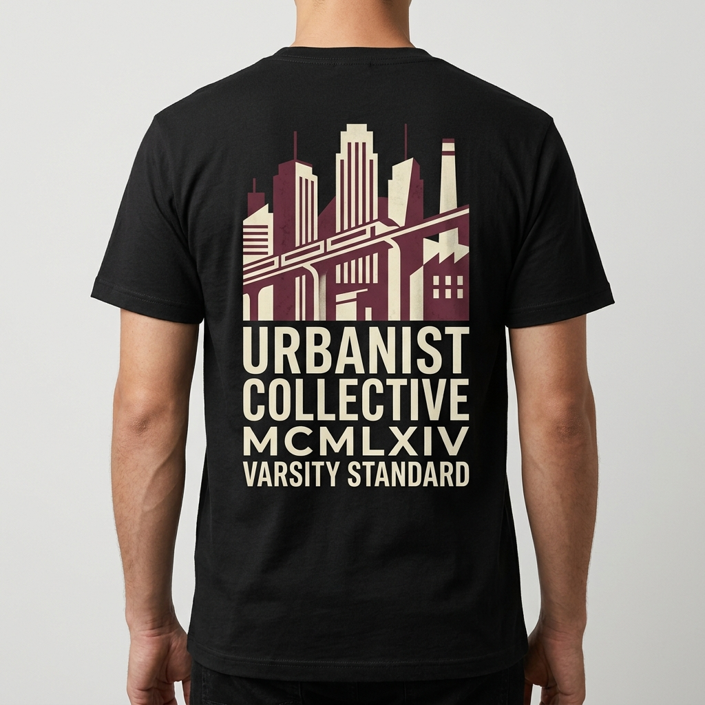 City Varsity Tee, Vintage Athletic Graphic T-Shirt, Unisex Streetwear Shirt CityTee7
