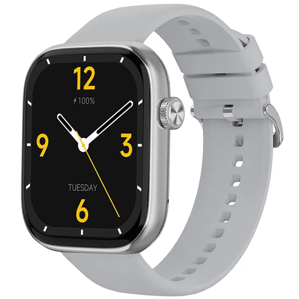 IMIKI Smartwatch sportowy Imiki ST2, funkcja rozmów, srebrny