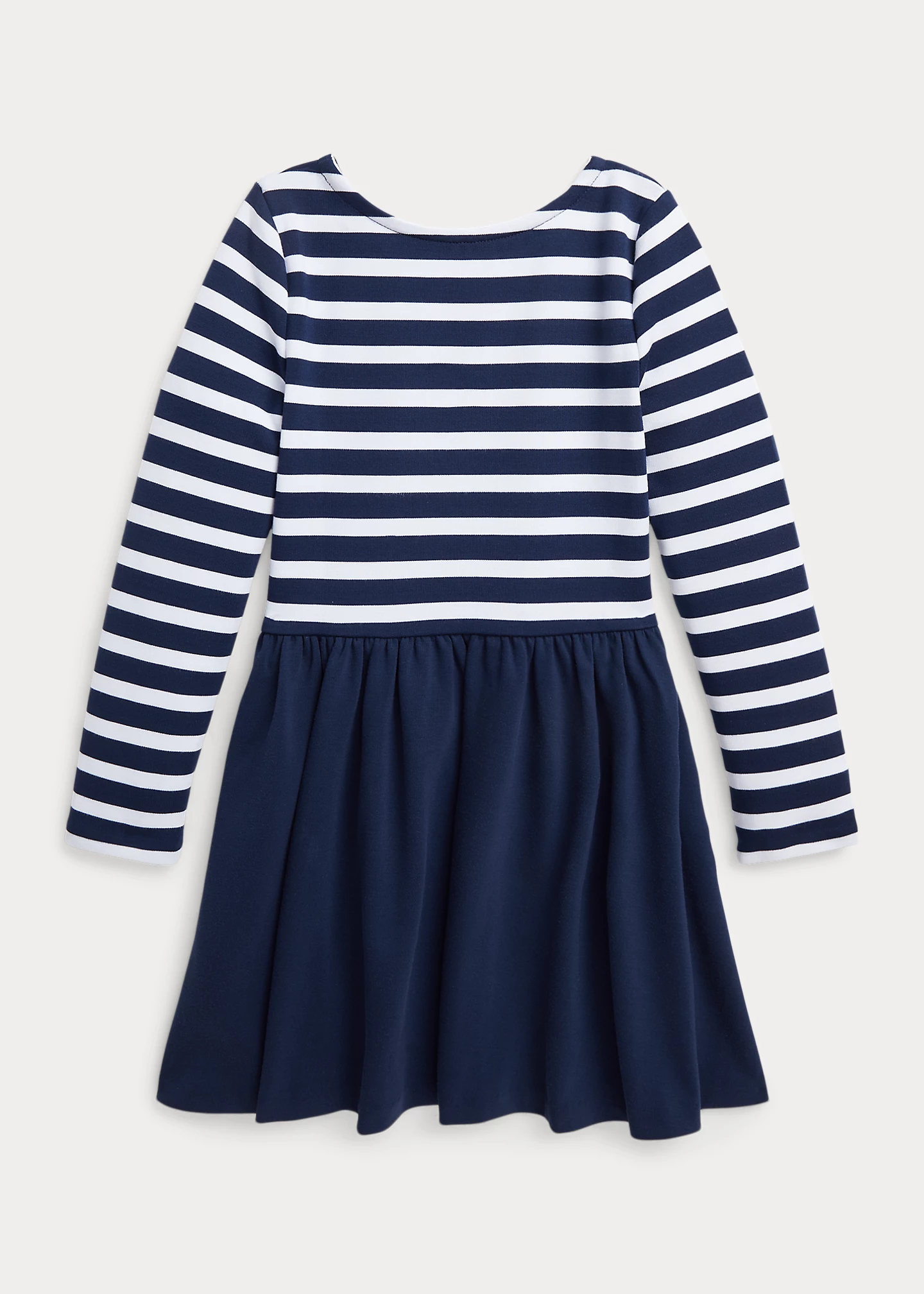 Striped Stretch Ponte Dress