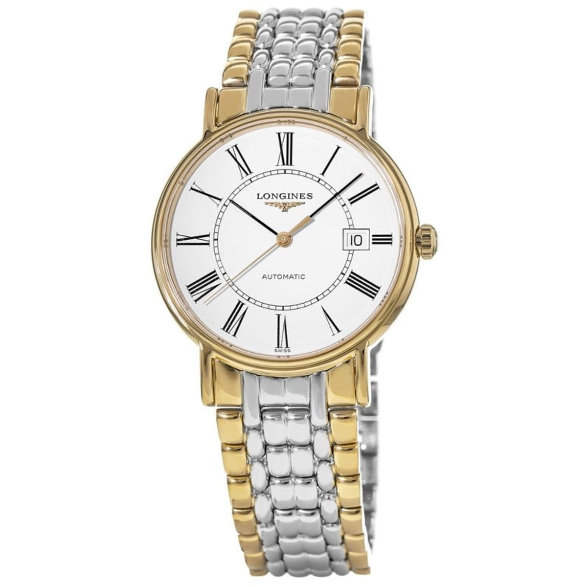 [2026 Mirror Grade]Longines Men's L4.921.2.11.7  Presence Two-Tone Stainless Steel Watch