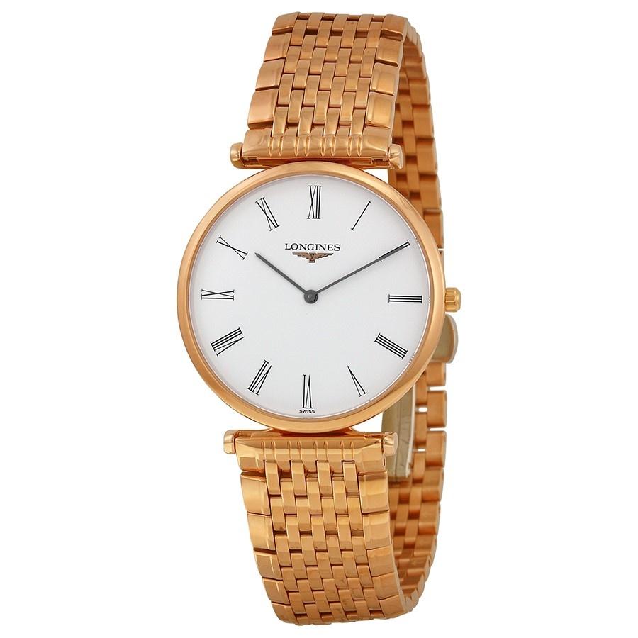 [2026 Mirror Grade]Longines Women's L47091918 La Grande Classique Rose Gold-Tone 18kt Rose Gold-Plated Stainless Steel Watch