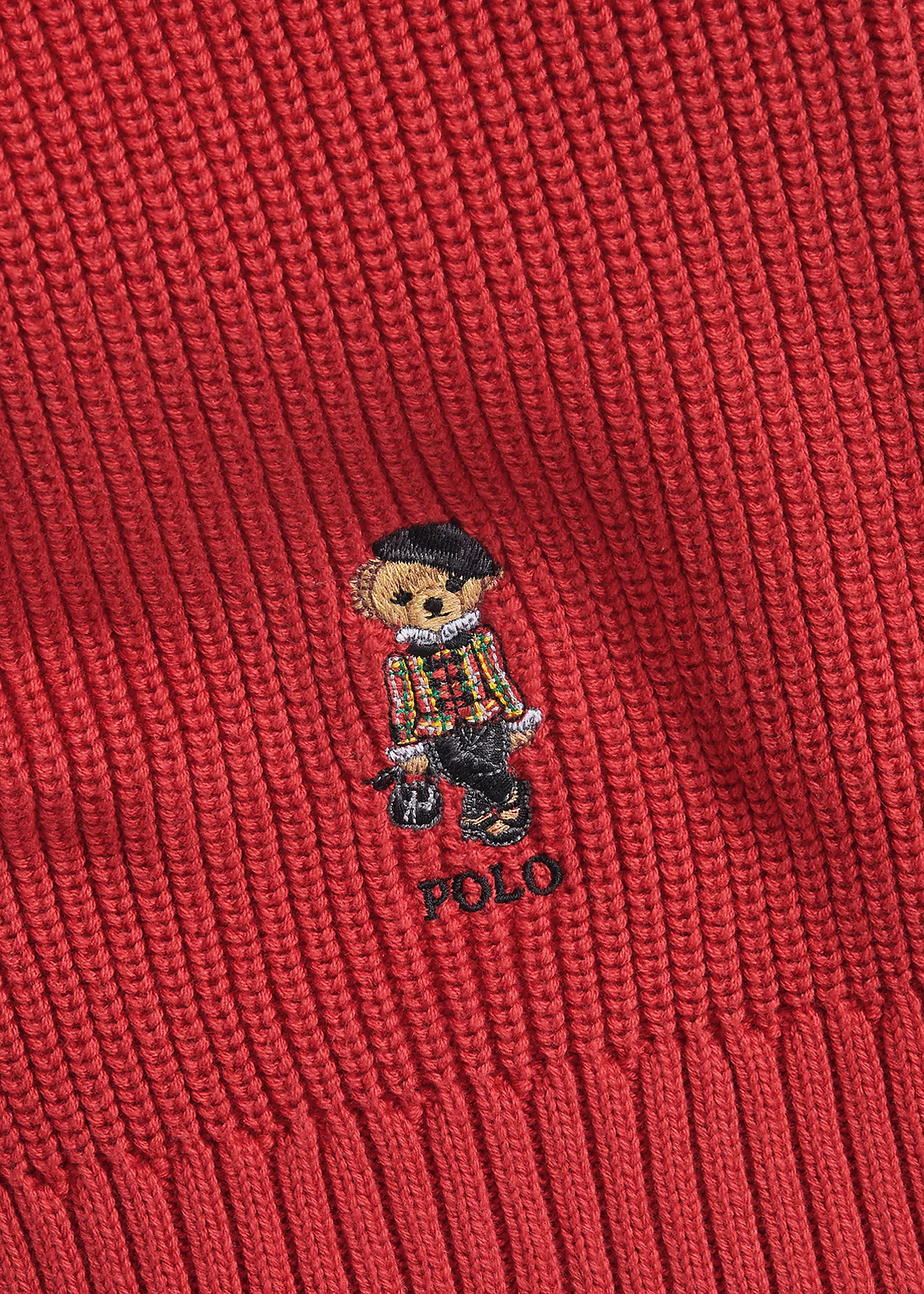 Polo Bear Cotton Scarf