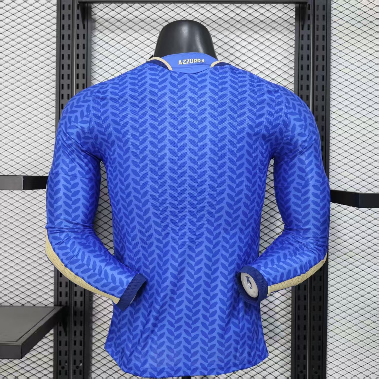 Italy Authentic Home Long Sleeve Football Shirt World Cup 2026