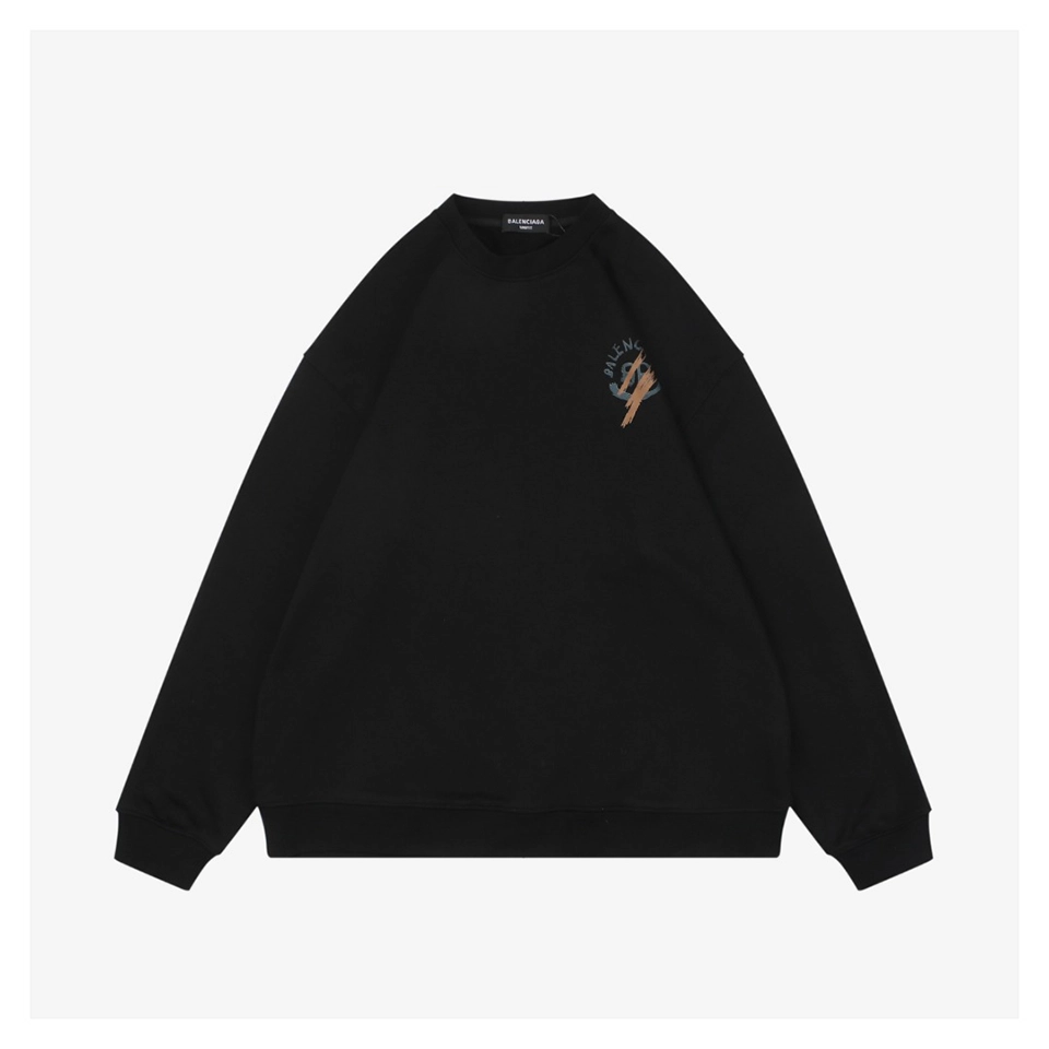 Blcg Double B Graffiti Print Crewneck Sweatshirt