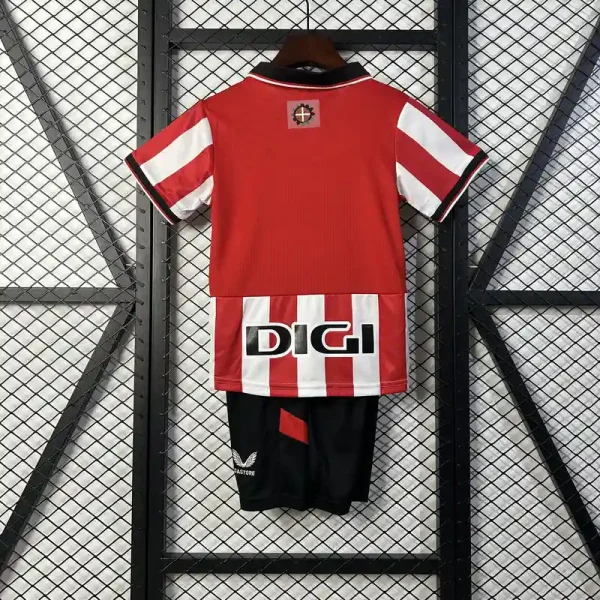 2025/26 Athletic Club de Bilbao Soccer Jersey Homee Kids Kit Jersey+Shorts